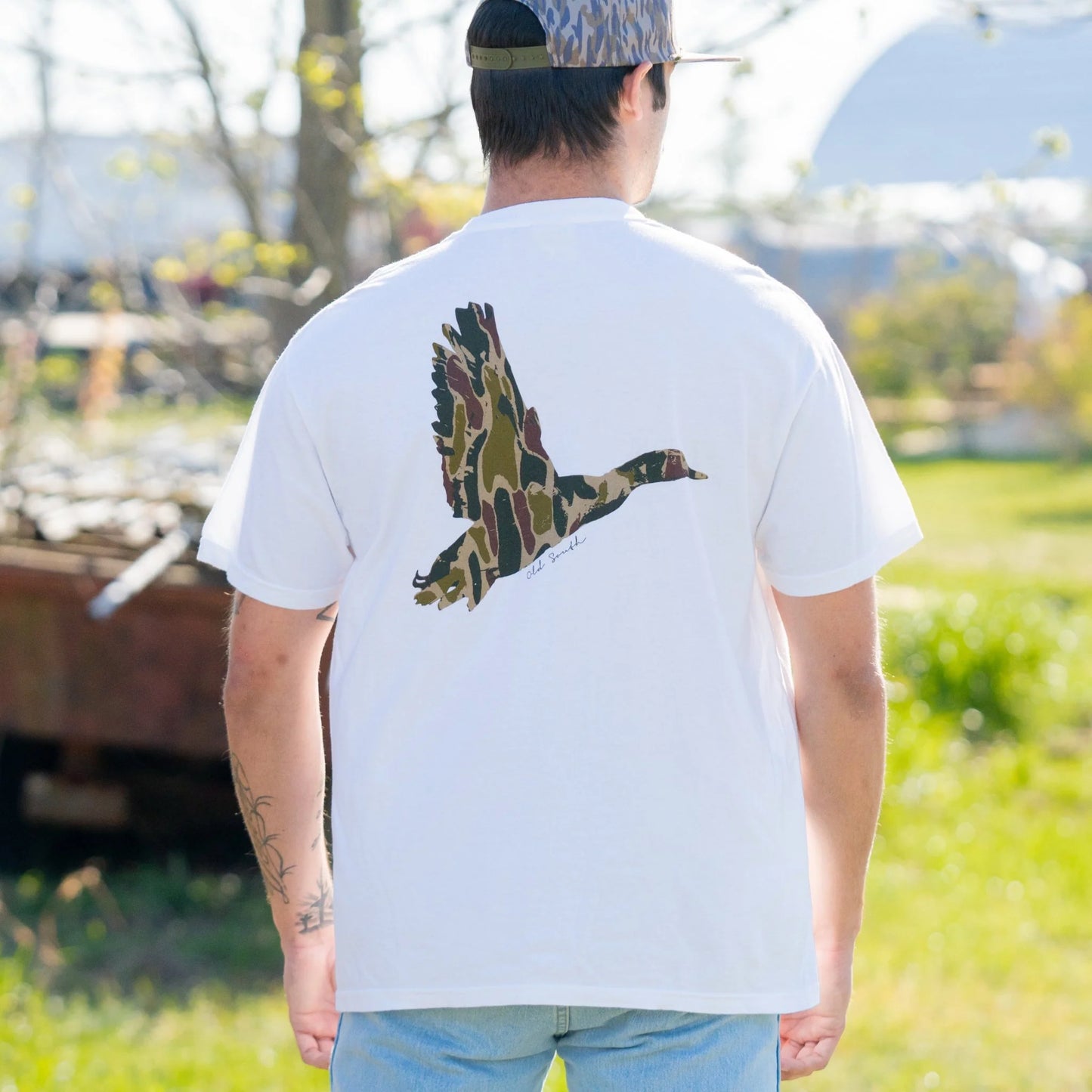 Old South Duck Wings with Thicket Camo Short Sleeve Tee