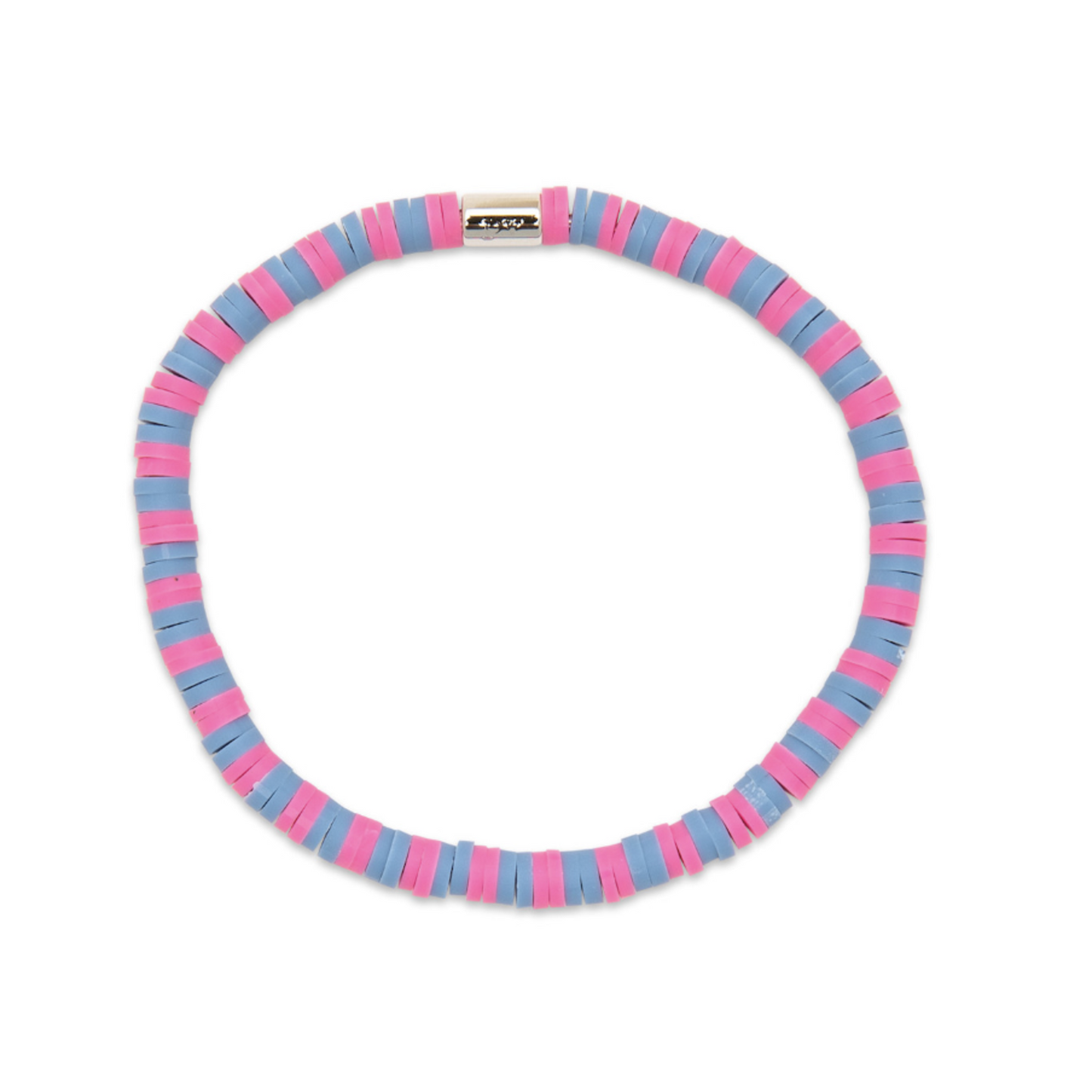 Pura Vida Seascape Vinyl Disc Bracelet - Bubblegum