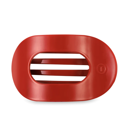 Teleties Large Flat Round Hair Clip - Red Carpet Ready