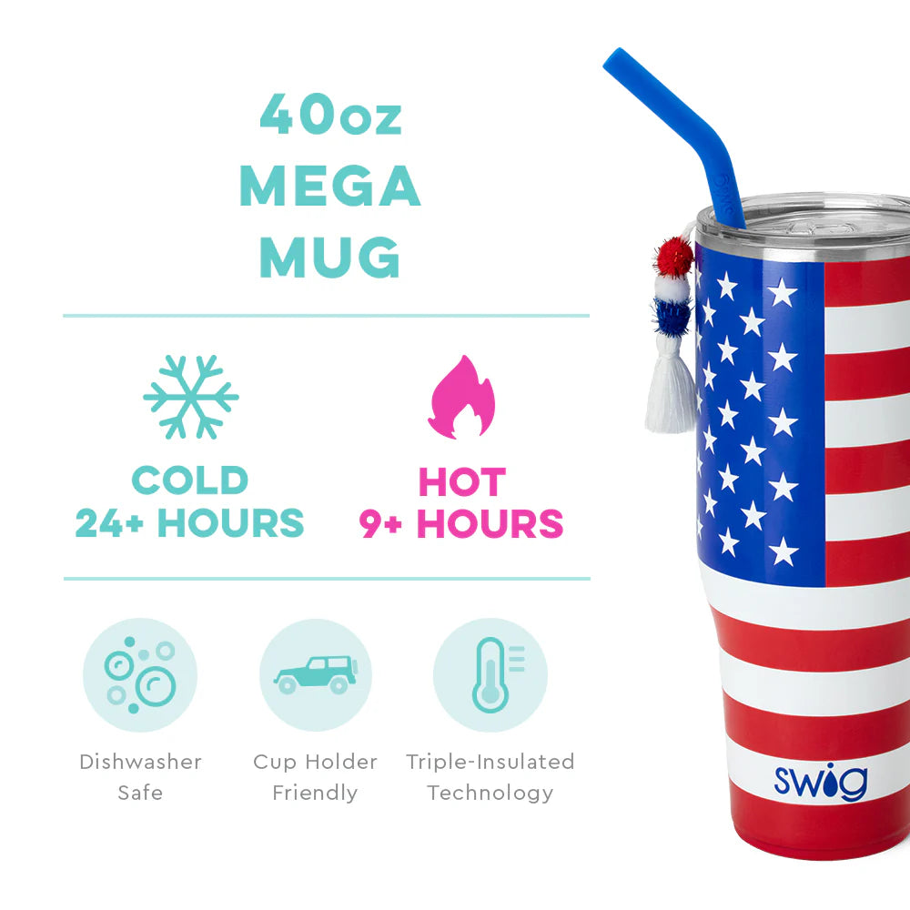 Swig All American Mega Mug 40oz