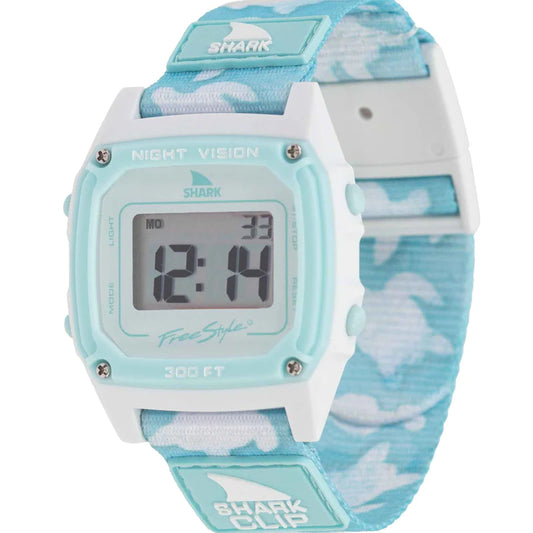 Shark Classic Clip Trippy Turtle Aqua