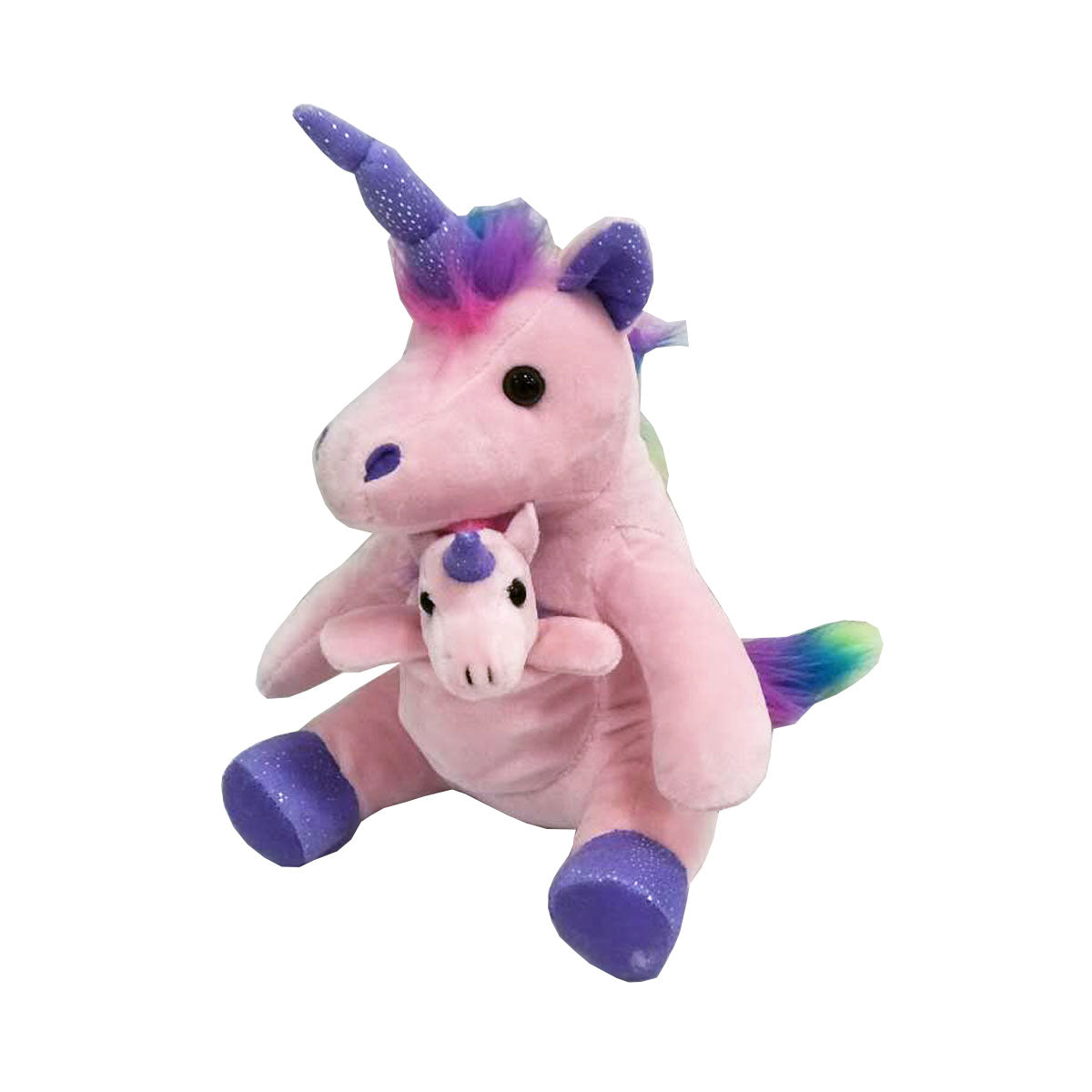 Plush Unicorn w/baby