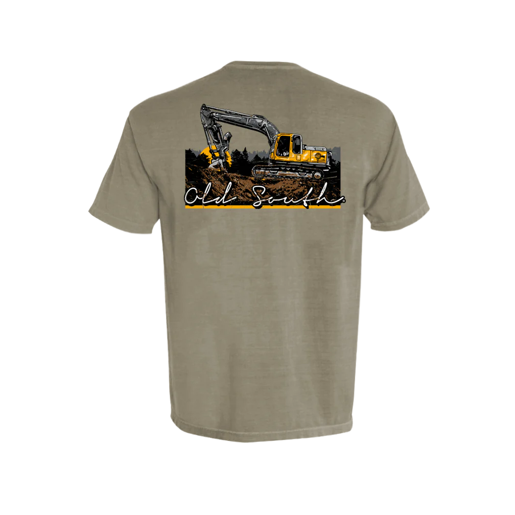 Old South Trackhoe Short Sleeve Tee