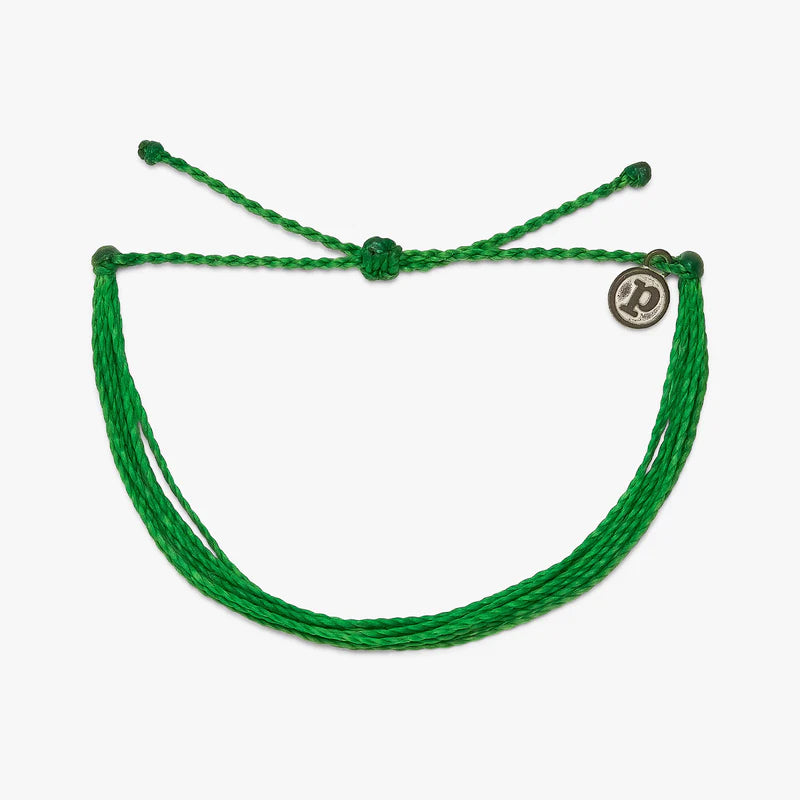 Pura Vida Solid Original Bracelet - Dark Green