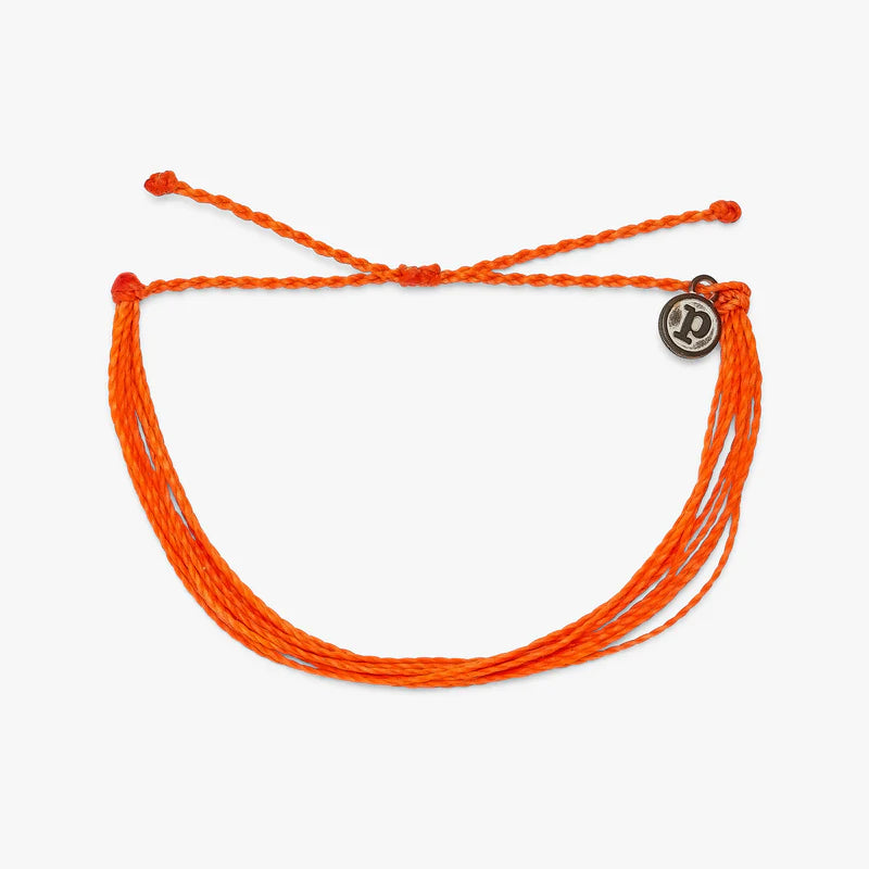 Pura Vida Solid Original Bracelet - Orange