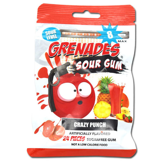 Grenades Sour Gum - Crazy Punch