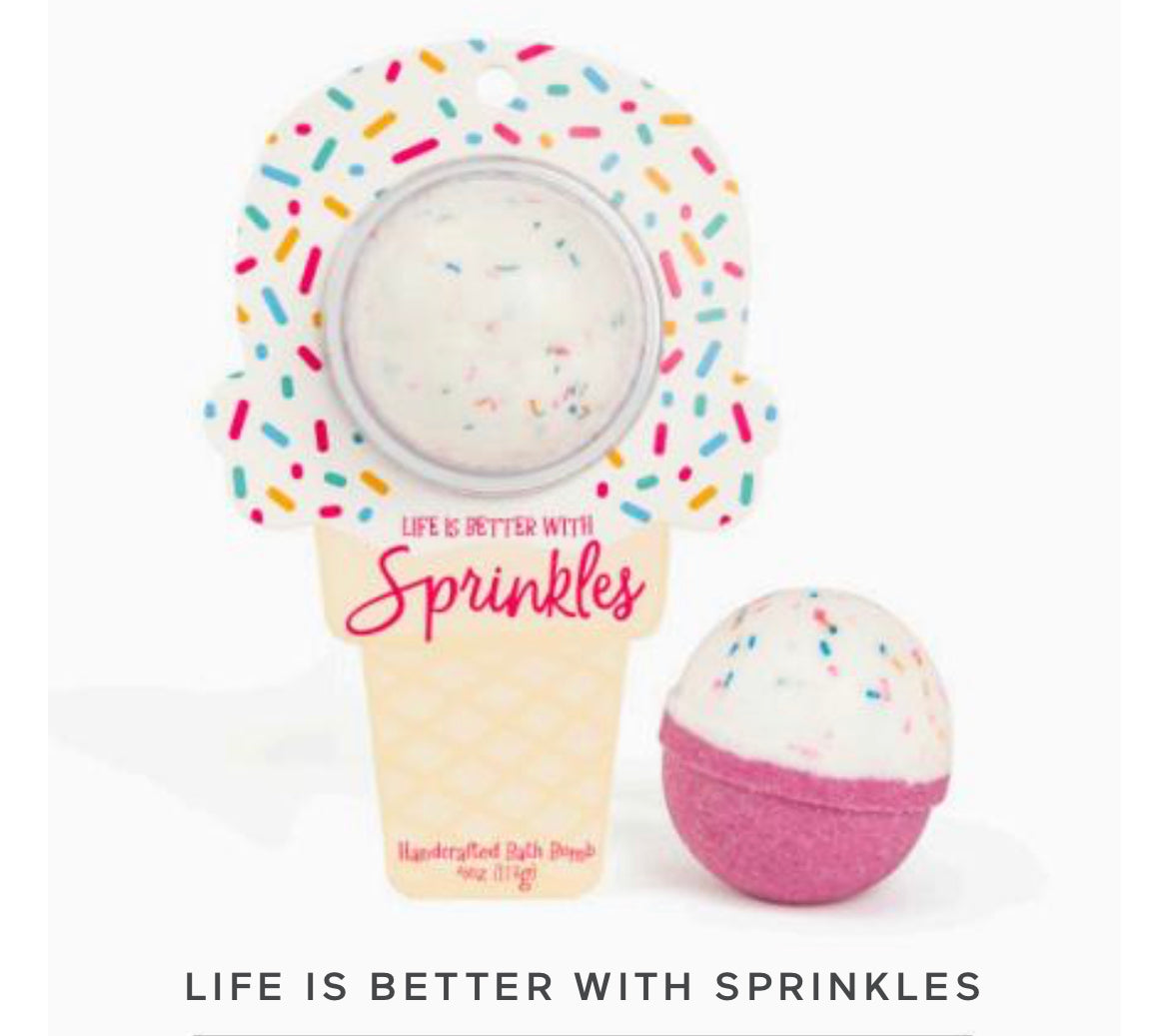 Life Is Better with Sprinkles Bath Bomb