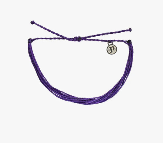 Pura Vida Solid Original Bracelet - Purple