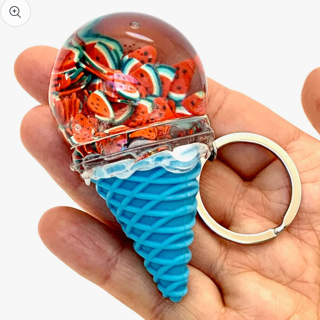 Fruit Ice Cream Floaty Keychain
