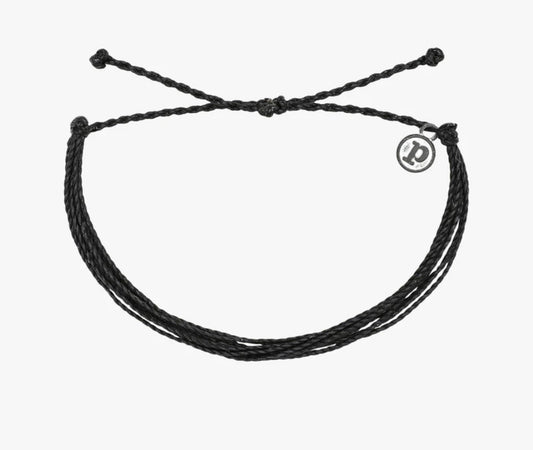 Pura Vida Solid Original Bracelet - Black