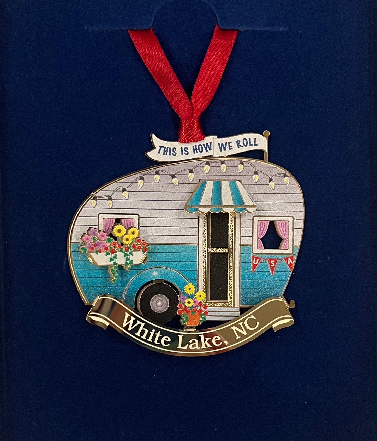 White Lake Ornament - How We Roll Camper