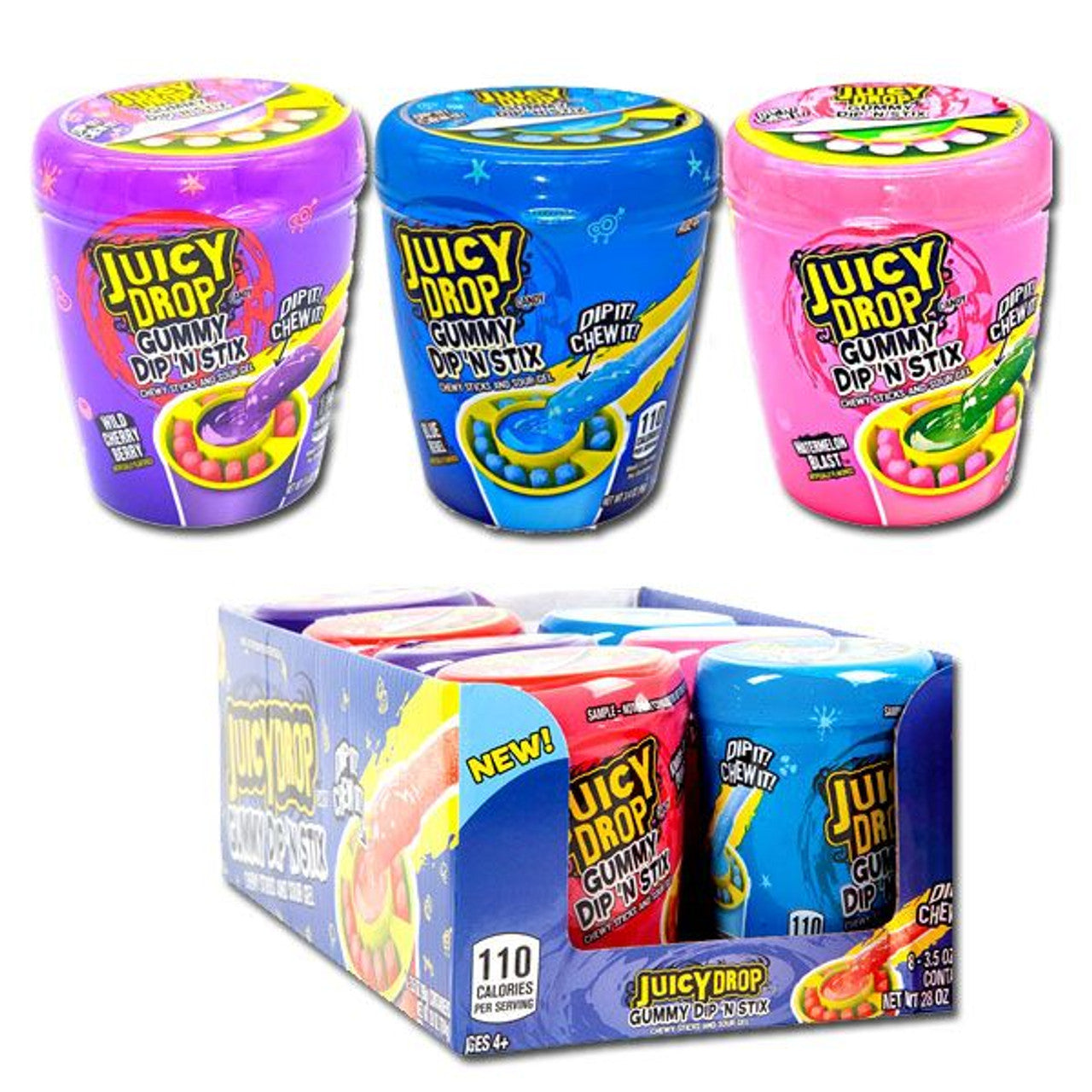 Juicy Drop Gummy Dip N Sticks