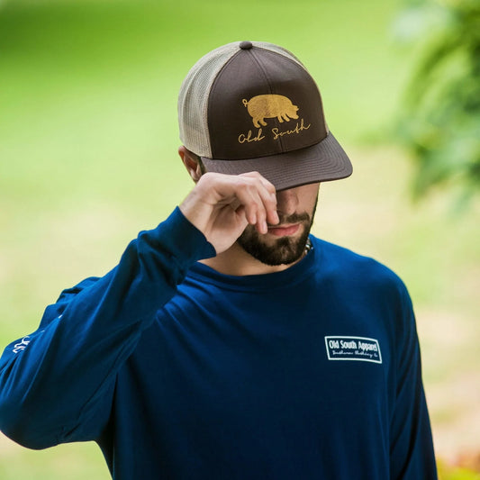 Old South Pig - Trucker Hat Brown/Khaki